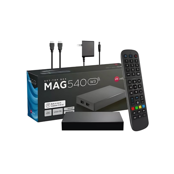 MAG 540W3 4K WIFI SET TOP BOX